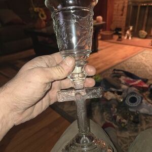 Elegant Clear Glass Chalice